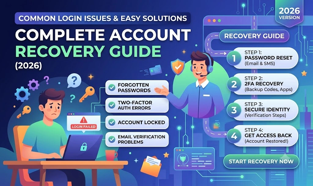 Common Login Issues & Easy Solutions: Complete Account Recovery Guide (2026)